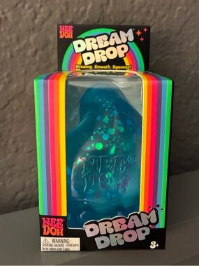 NWT Schylling NeeDoh Dream Drop Blue Stress squish-fidget Toy. Brand new.